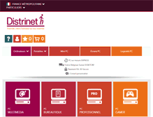 Tablet Screenshot of distrinet.fr